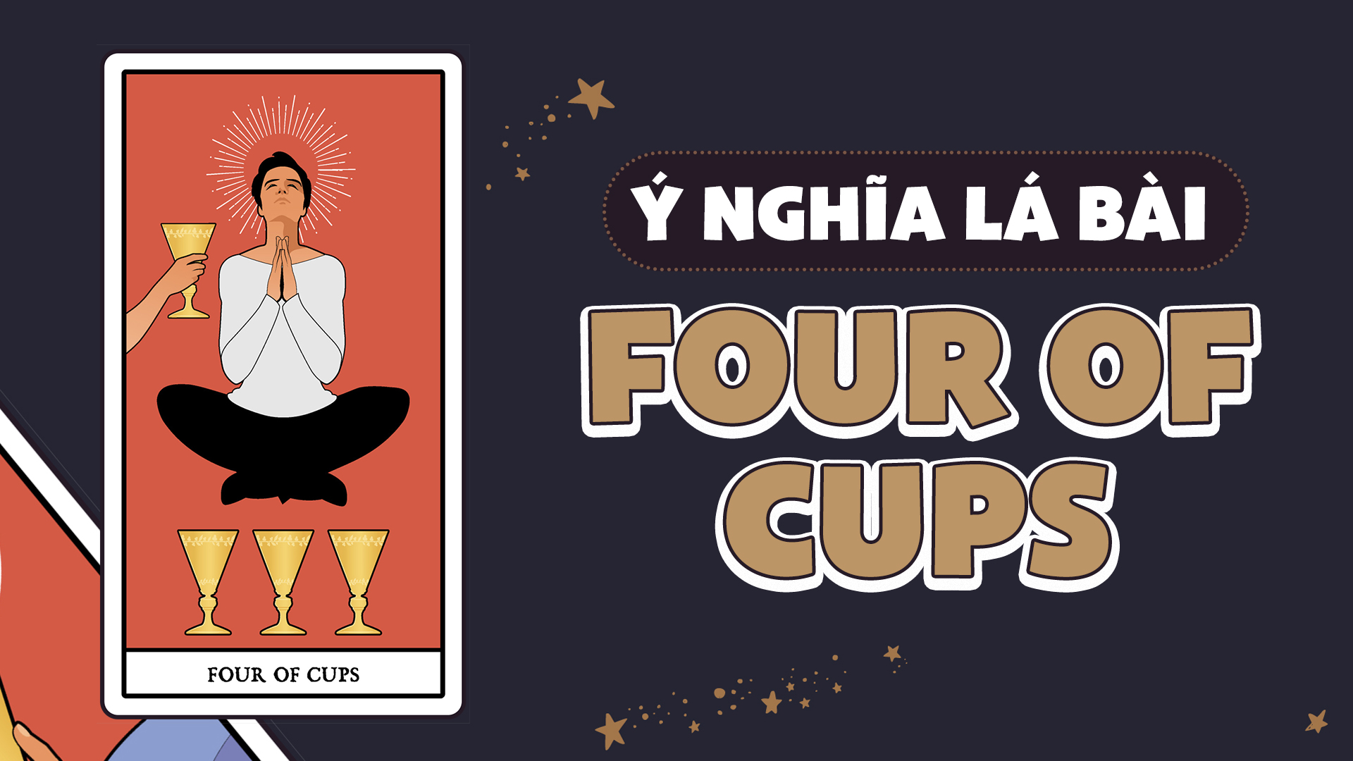 Ý nghĩa của lá bài Four of Cups