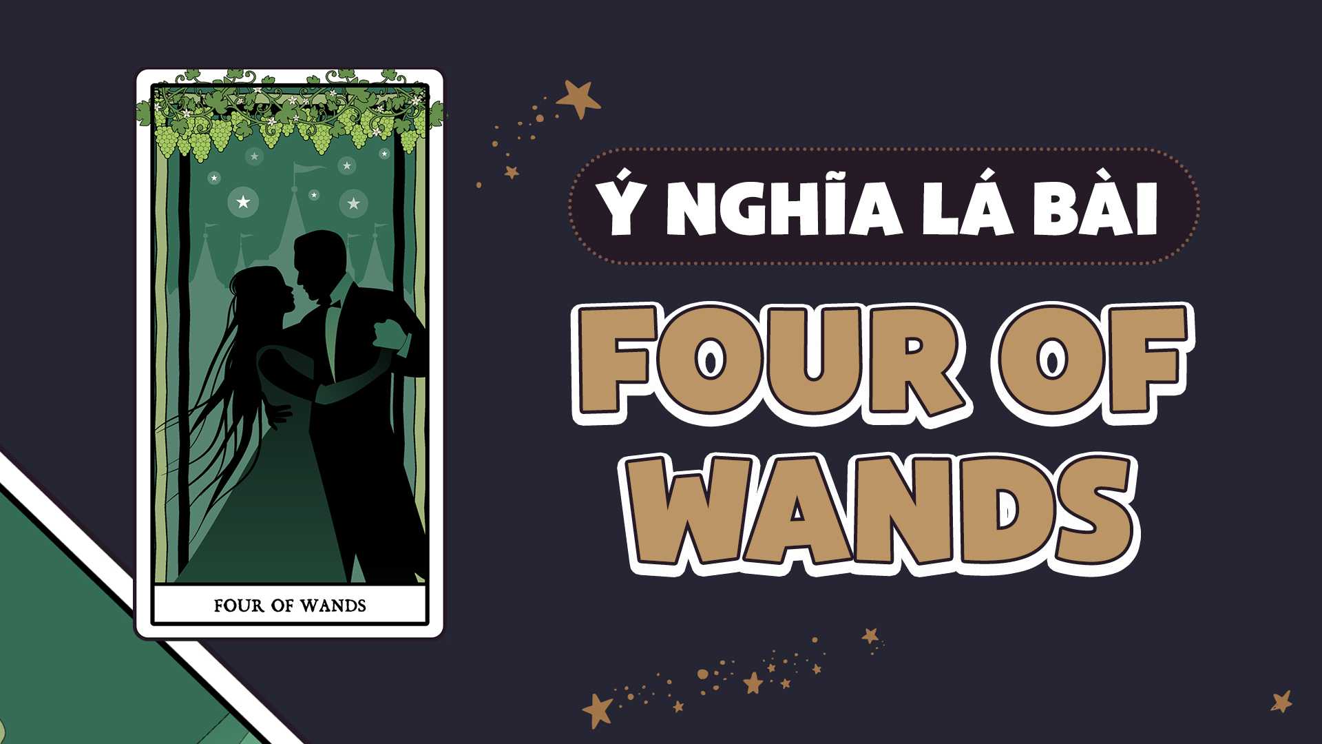 Ý nghĩa của lá bài Four of Wands
