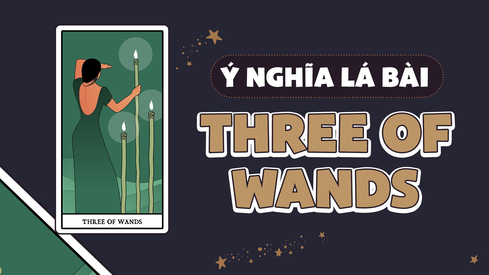 Ý nghĩa của lá bài Three of Wands